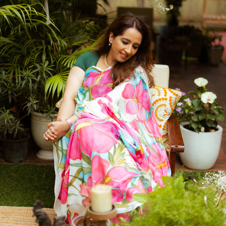 Hand Painted Sarees