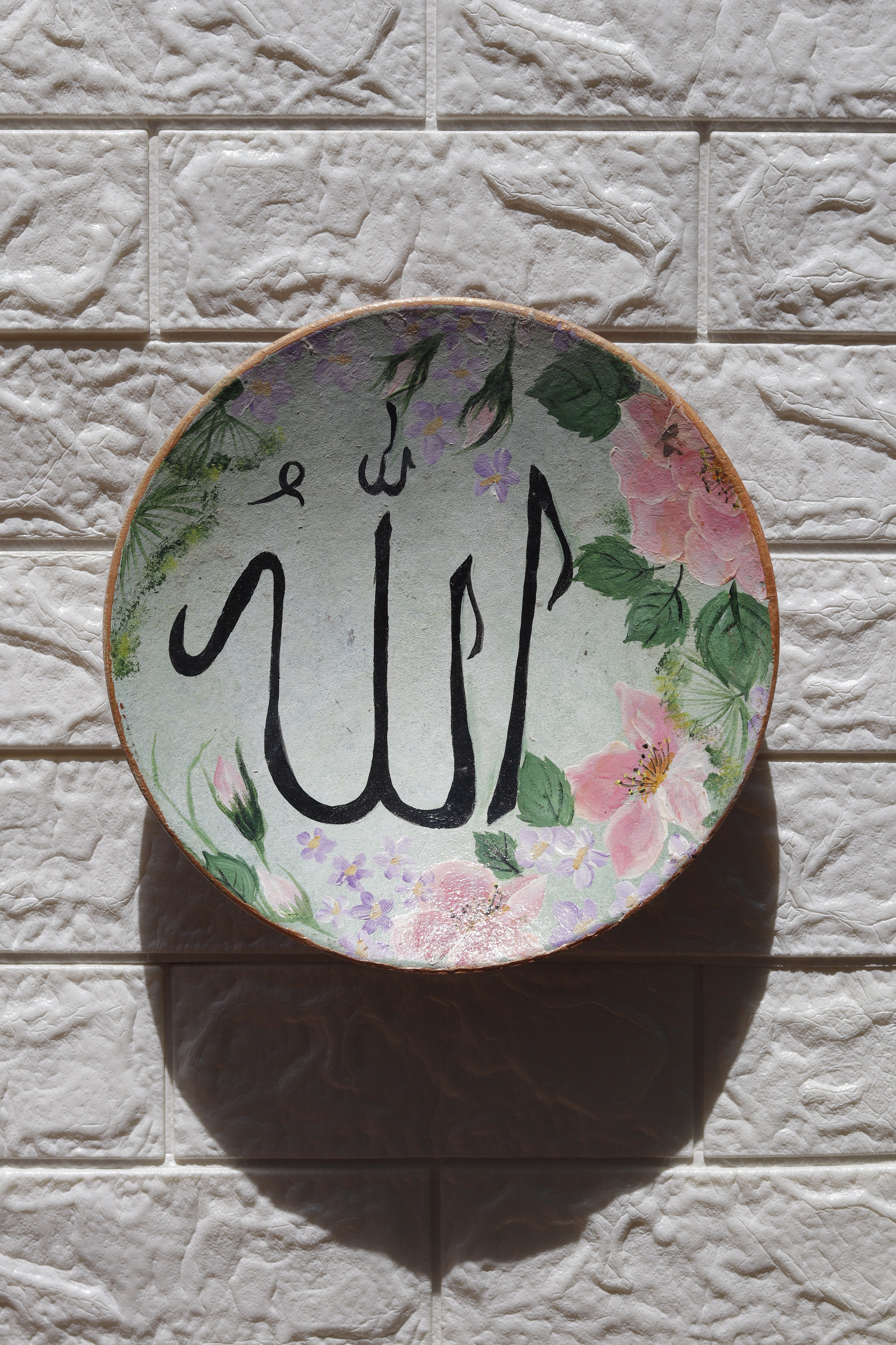 Divine Blooms – Floral Ceramic Wall Plate Set of 3