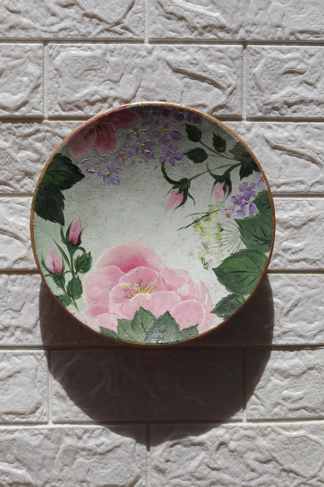Divine Blooms – Floral Ceramic Wall Plate Set of 3