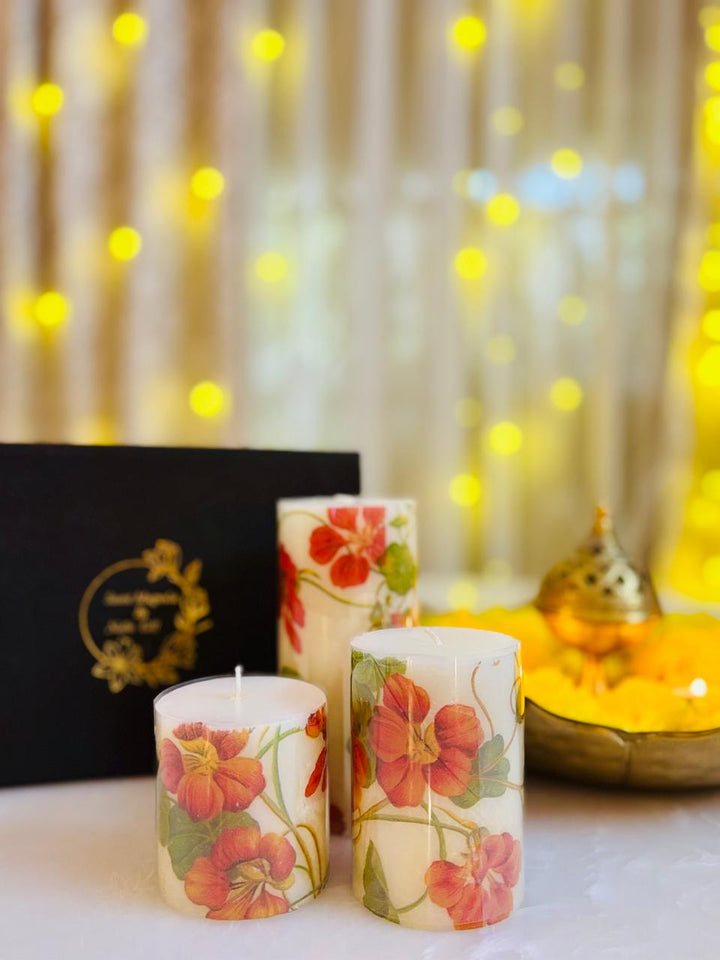 Candle 13 set of 3 candles