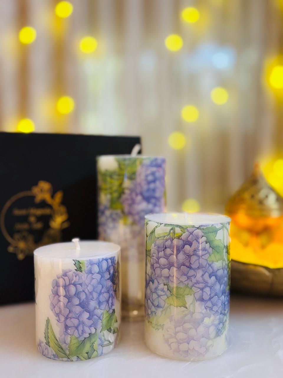 Candle 16 set of 3 candles