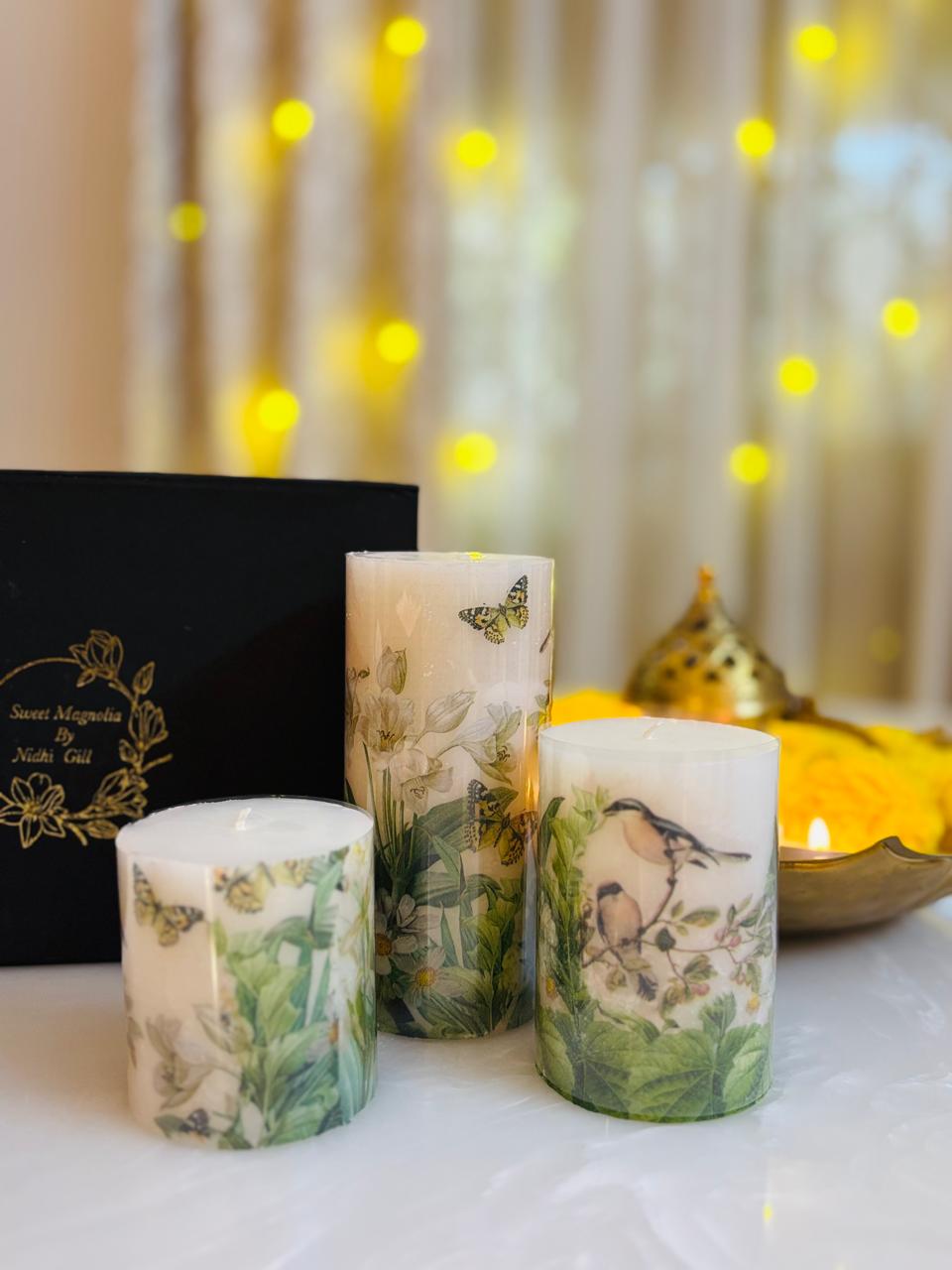 Candle 23 set of 3 candles