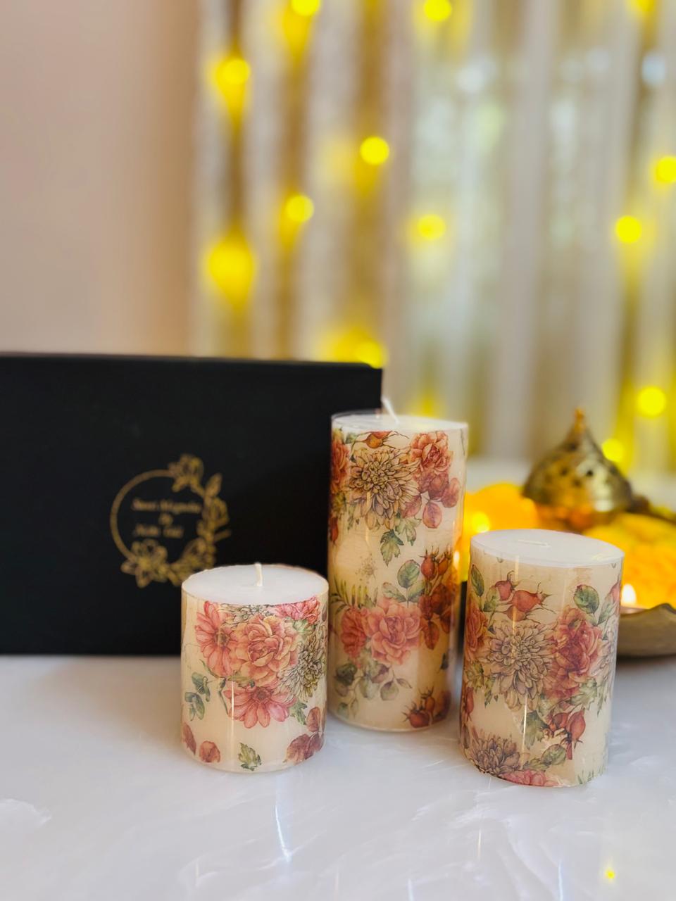 Candle 24 set of 3 candles