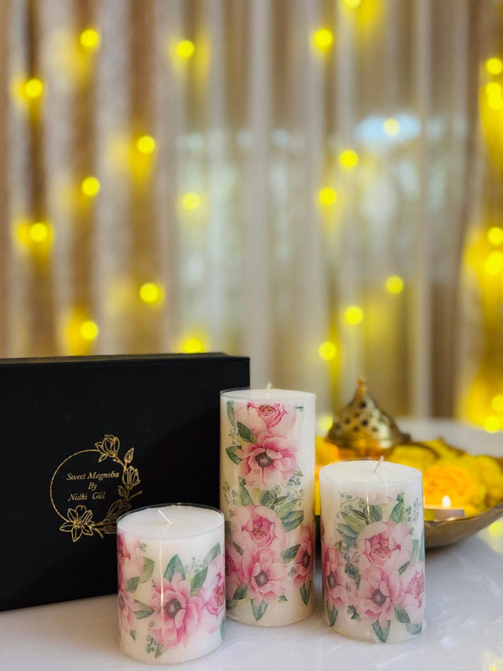 Candle 14 set of 3 candles