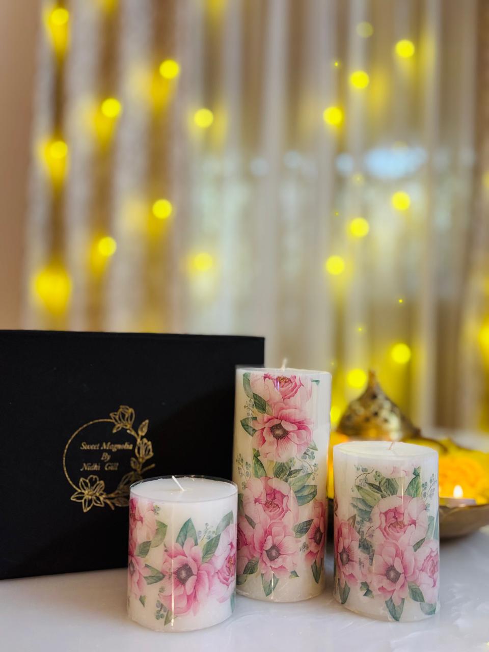 Candle 14 set of 3 candles