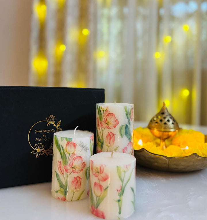 Candle 18 set of 3 candles