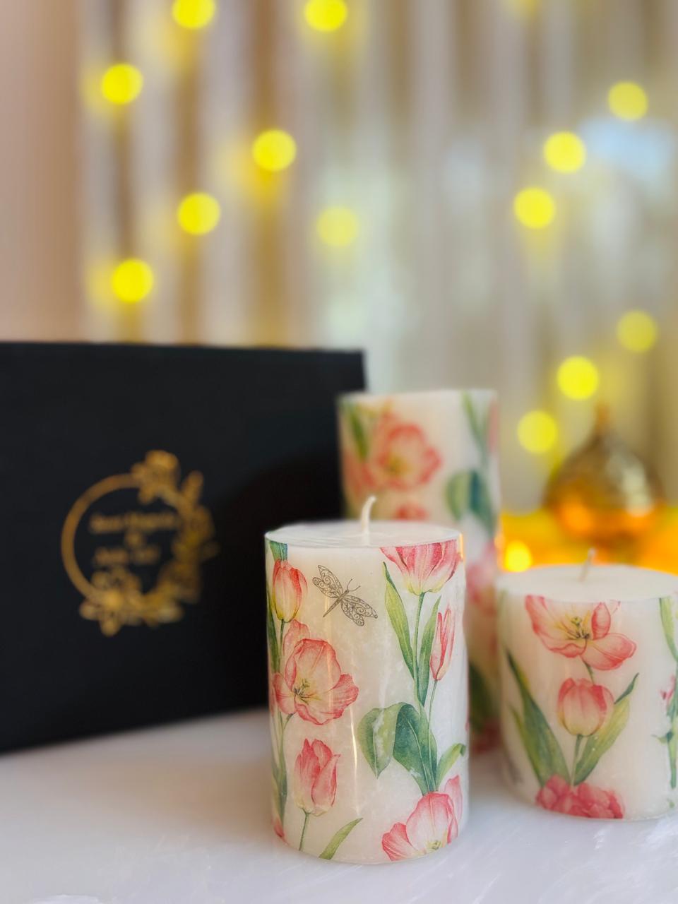 Candle 18 set of 3 candles