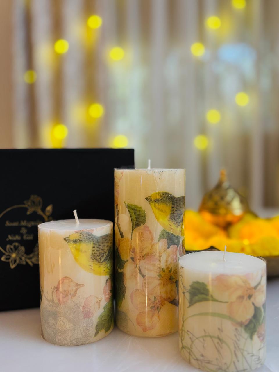 Candle 20 set of 3 candles