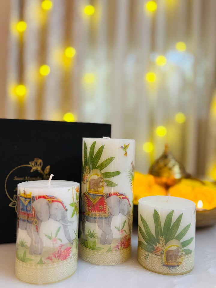 Candle 22 set of 3 candles