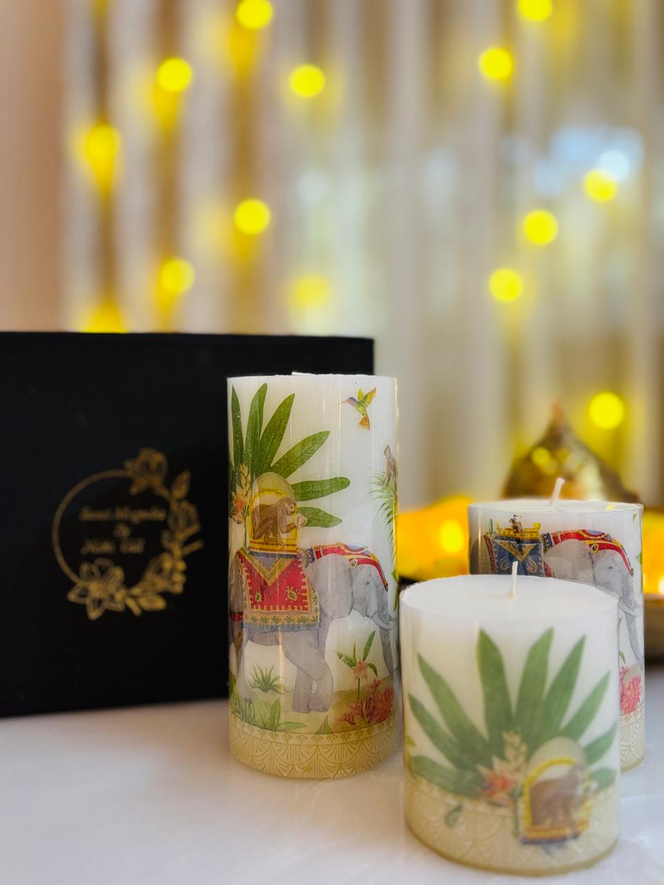 Candle 22 set of 3 candles