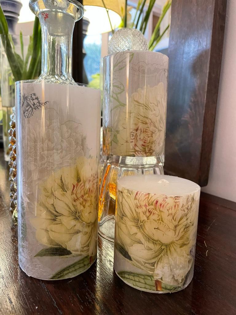 Candle 4 set of 3 candles