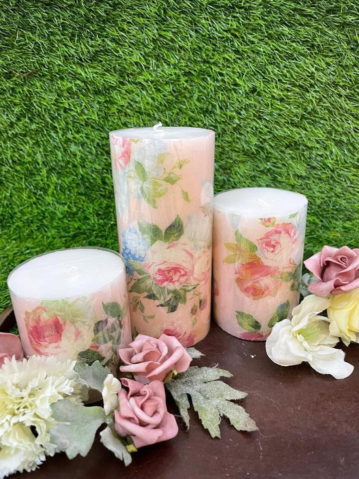 Candle 7 set of 3 candles