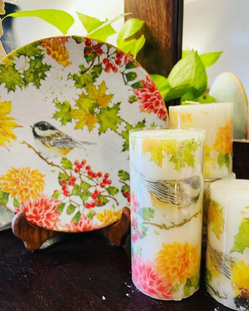 Candle 9 set of 3 candles